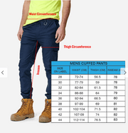 Elwood Elastic Waist Cuffed Reflective Trousers