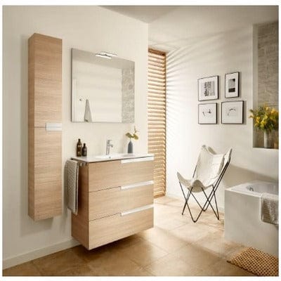 Victoria-N 600mm 3 Drawer Base Bathroom Unit - Basin, Mirror & Spotlight Pack - Bathrooms