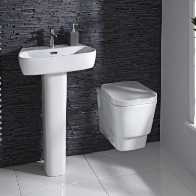 Cubix Wall Hung Cloakroom Suite - Bathrooms
