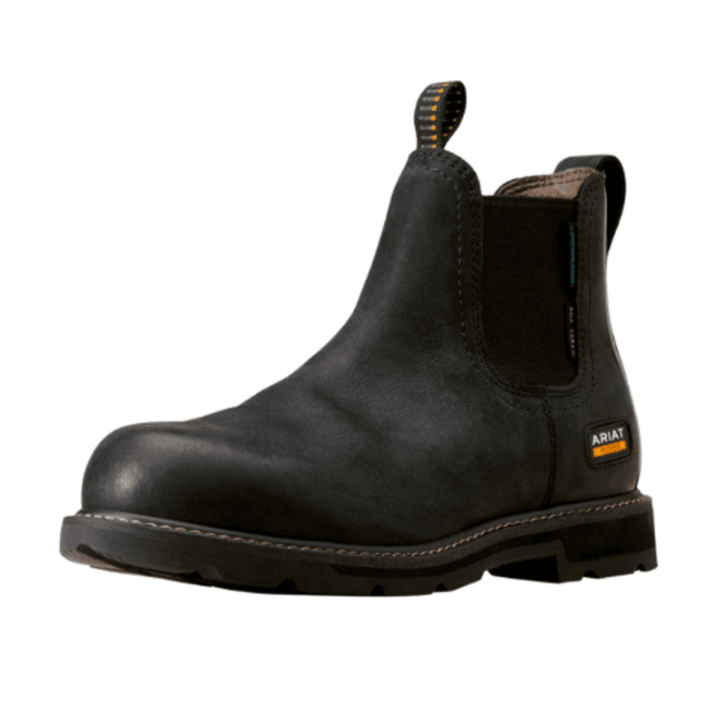 Ariat 10050822 Groundbreaker Chelsea Waterproof Safety Work Boot - Business & Industrial > Work Safety Protective Gear SAFETY DEALER BOOTS