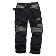 Scruffs 3D Trade Trouser Work Cordura Holster Pants Knee Pad Various Colours - KNEE PAD TROUSERS