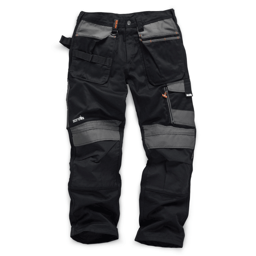 Scruffs 3D Trade Trouser Work Cordura Holster Pants Knee Pad Various Colours - KNEE PAD TROUSERS