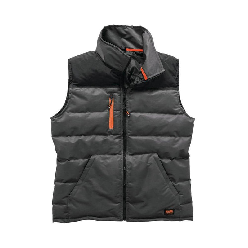 Scruffs Worker Padded Body Warmer Gilet Charcoal - BODYWARMERS