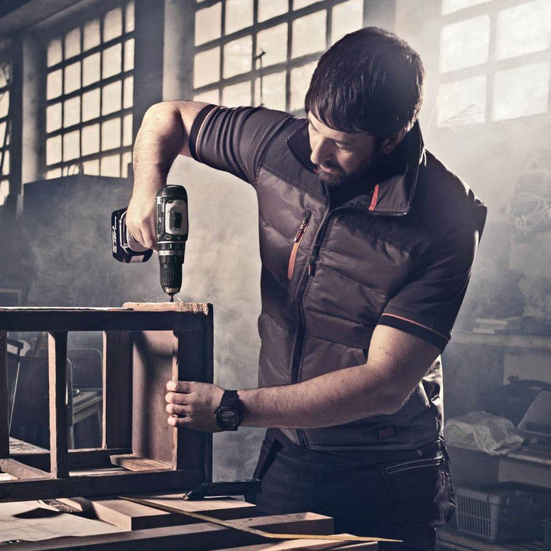 Scruffs Worker Padded Body Warmer Gilet Charcoal - BODYWARMERS