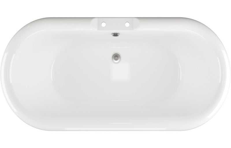 Septimus Freestanding 1690x740x620mm 2TH Bath w/Feet -