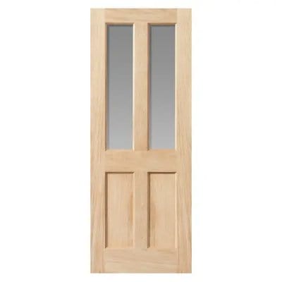 Traditional Severn Oak Glazed Internal Door - All Sizes -