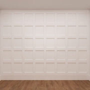White Primed Shaker Wall Panelling Pack - 2400mm -