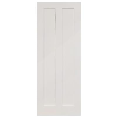 Shaker 2 Panel White Primed Panel Internal Door - All Sizes - Doors