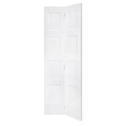 Shaker 4 Panel Bi-Fold Internal White Primed Door -