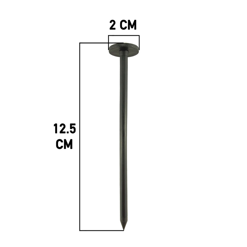 Weed Control Fabric Plastic Fixing Pegs Small 5" - Home & Garden > Lawn & Garden Garden tools & Accesories