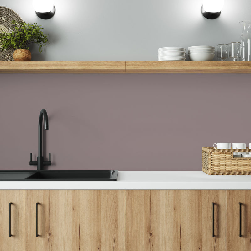 Bushboard Alloy Smoked Rose Aluminium Feature Kitchen Splashback