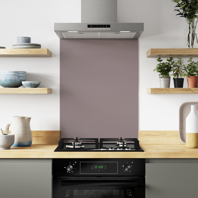 Bushboard Alloy Smoked Rose Aluminium Feature Kitchen Splashback