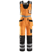 Snickers 0213 Hi-Vis One-Piece Holster Pocket Trousers, Class 2 Various Colours - Business & Industrial > Work Safety Protective Gear HI-VIS OVERALLS