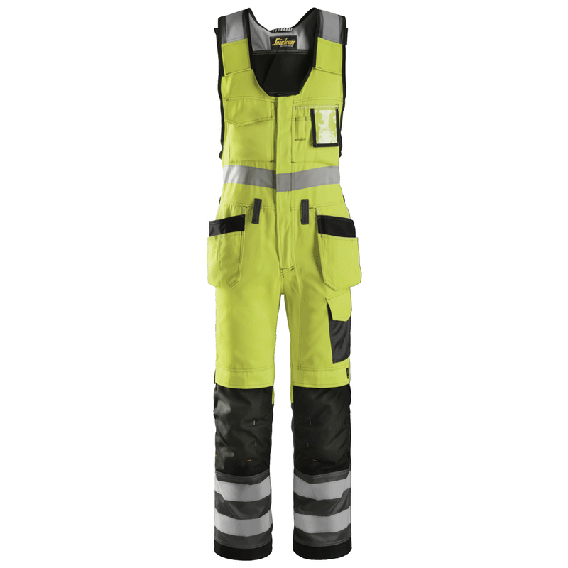 Snickers 0213 Hi-Vis One-Piece Holster Pocket Trousers, Class 2 Various Colours - Business & Industrial > Work Safety Protective Gear HI-VIS OVERALLS
