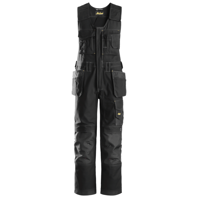 Snickers 0214 Craftsmen One-Piece Holster Pocket Trousers, Canvas+ Various Colours - Apparel & Accessories > Clothing > Uniforms > Contractor Pants & Coveralls BIB & BRACE
