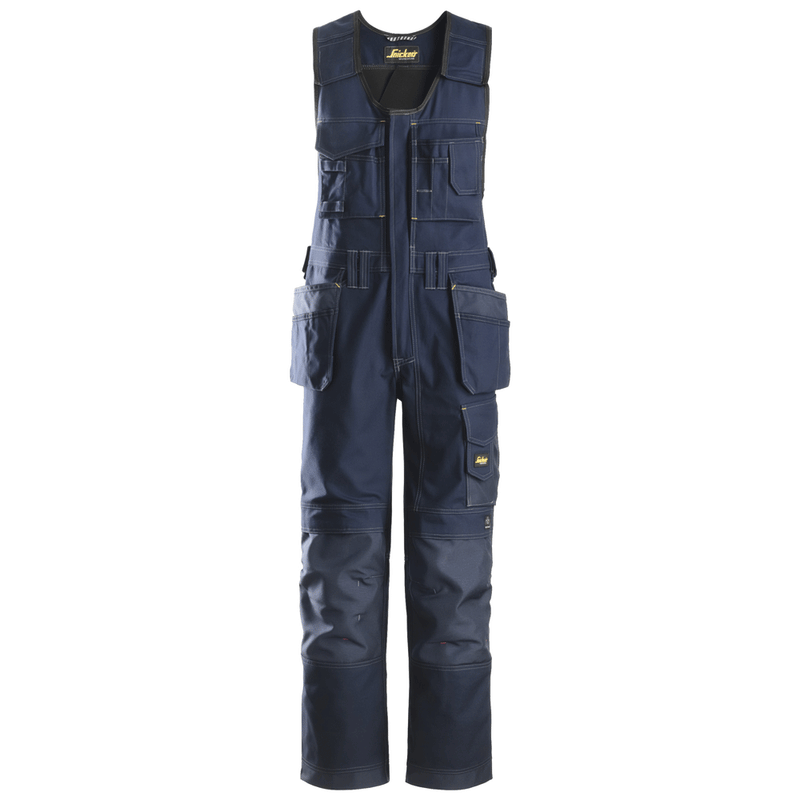 Snickers 0214 Craftsmen One-Piece Holster Pocket Trousers, Canvas+ Various Colours - Apparel & Accessories > Clothing > Uniforms > Contractor Pants & Coveralls BIB & BRACE