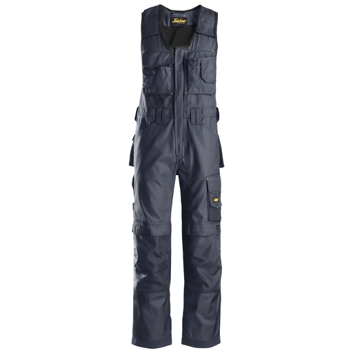 Snickers 0312 Craftsmen One-Piece Trousers, DuraTwill Navy Blue - Apparel & Accessories > Clothing > Uniforms > Contractor Pants & Coveralls BIB & BRACE