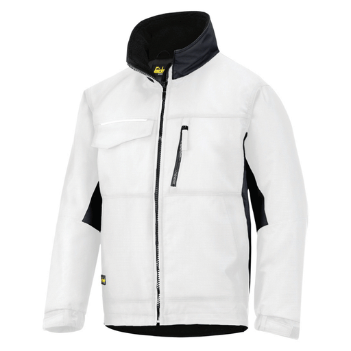 Snickers 1128 Craftsmen’s Winter Water Resistant Quilt Lined Rip-Stop Jacket White - Apparel & Accessories > Clothing > Outerwear > Coats & Jackets JACKETS & COATS
