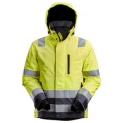 Snickers 1132 AllroundWork, Hi-Vis Class 3 Waterproof Insulated Jacket Various Colours - HI-VIS JACKETS & COATS