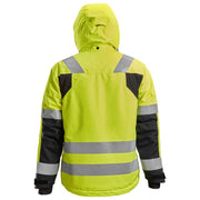 Snickers 1132 AllroundWork, Hi-Vis Class 3 Waterproof Insulated Jacket Various Colours - HI-VIS JACKETS & COATS