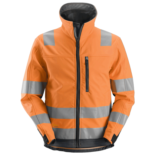 Snickers 1230 AllroundWork Hi-Vis Softshell Jacket CL3 Various Colours - HI-VIS JACKETS & COATS