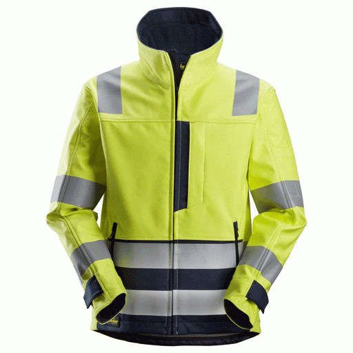 Snickers 1260 ProtecWork Hi-Vis Arc Protection Softshell Jacket Class 3 - FLAME RETARDANT JACKETS