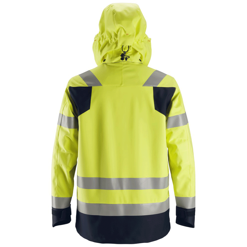 Snickers 1360 ProtecWork, Waterproof Flame Retardant Hi-Vis Jacket, Class 2 - FLAME RETARDANT JACKETS