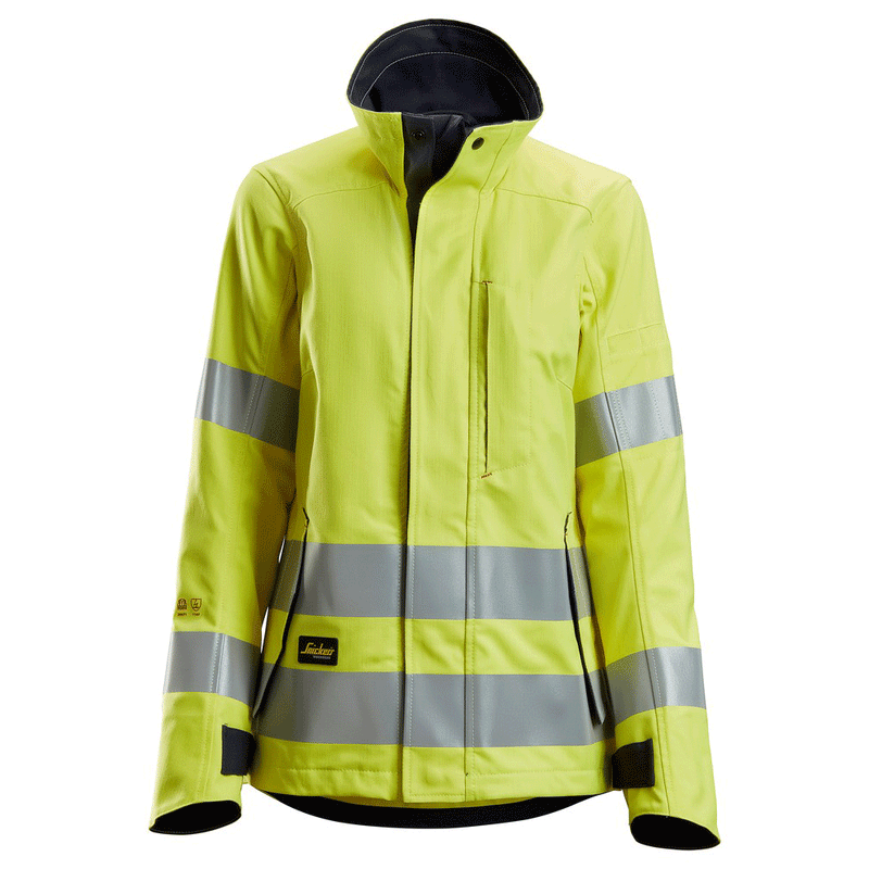 Snickers 1567 ProtecWork Womens Flame Retardant Arc Protection Hi-Vis Jacket, Class 3 - WOMENS HI-VIS CLOTHING
