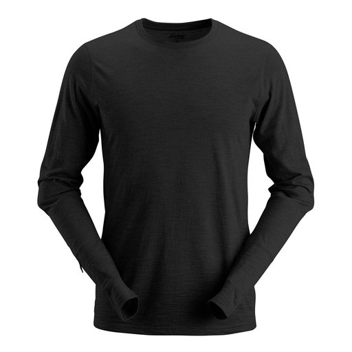 Snickers 2427 AllroundWork, Wool Long Sleeve T-Shirt Various Colours - SHIRTS