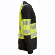 Snickers 2430 High-Vis Class 1 Long-Sleeve T-Shirt - HI-VIS T-SHIRTS
