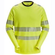 Snickers 2431 High-Vis Class 2/3 Long-Sleeve T-Shirt - HI-VIS T-SHIRTS