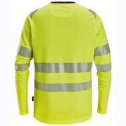 Snickers 2431 High-Vis Class 2/3 Long-Sleeve T-Shirt - HI-VIS T-SHIRTS