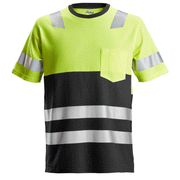 Snickers 2534 AllroundWork, Hi-Vis T-Shirt CL 1 Various Colours - HI-VIS T-SHIRTS