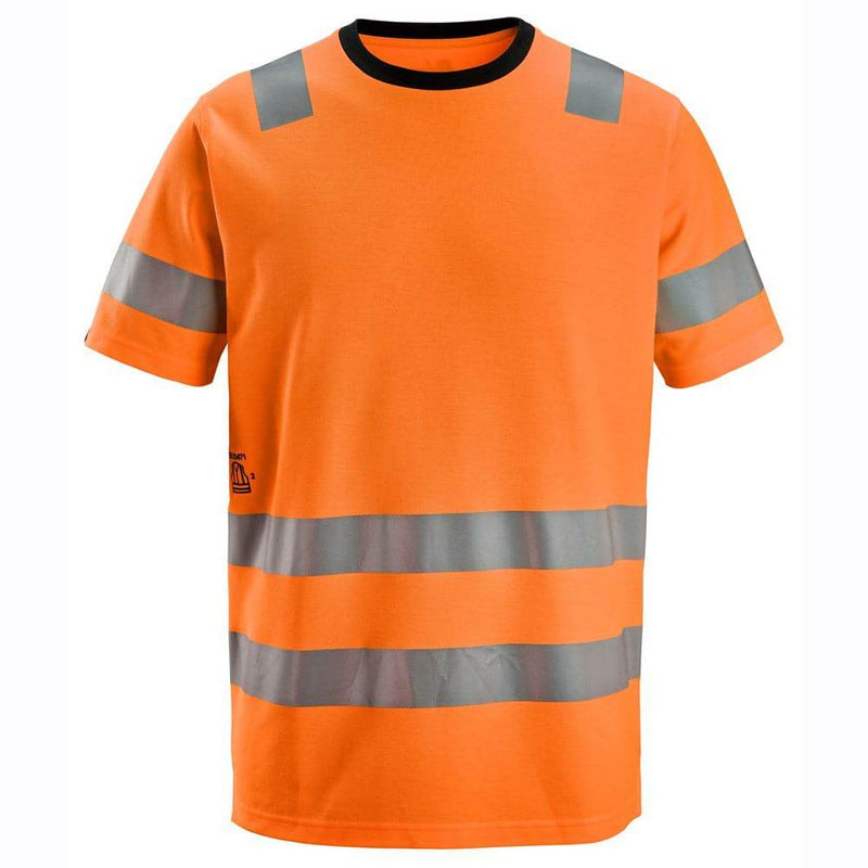 Snickers 2536 High-Vis Class 2 Hi-Vis T-Shirt - HI-VIS T-SHIRTS