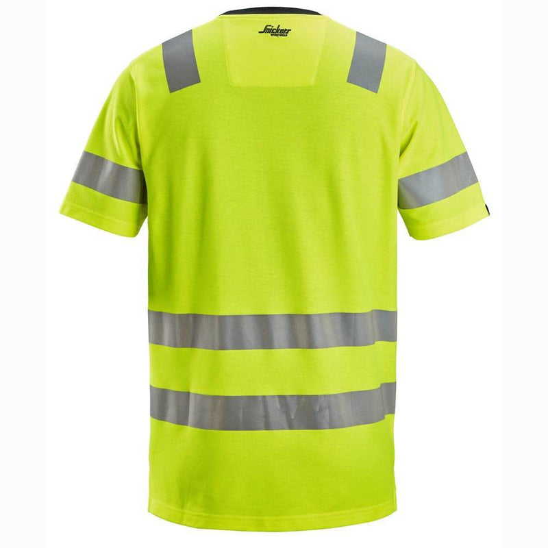 Snickers 2536 High-Vis Class 2 Hi-Vis T-Shirt - HI-VIS T-SHIRTS