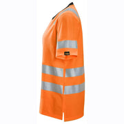 Snickers 2537 High-Vis Class 2 Women's Work T-Shirt - WOMENS HI-VIS CLOTHING