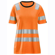 Snickers 2537 High-Vis Class 2 Women's Work T-Shirt - WOMENS HI-VIS CLOTHING