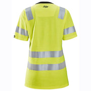 Snickers 2537 High-Vis Class 2 Women's Work T-Shirt - WOMENS HI-VIS CLOTHING