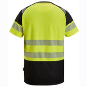 Snickers 2538 High-Vis Two Tone Class 1 Short Sleeve T-Shirt - HI-VIS T-SHIRTS