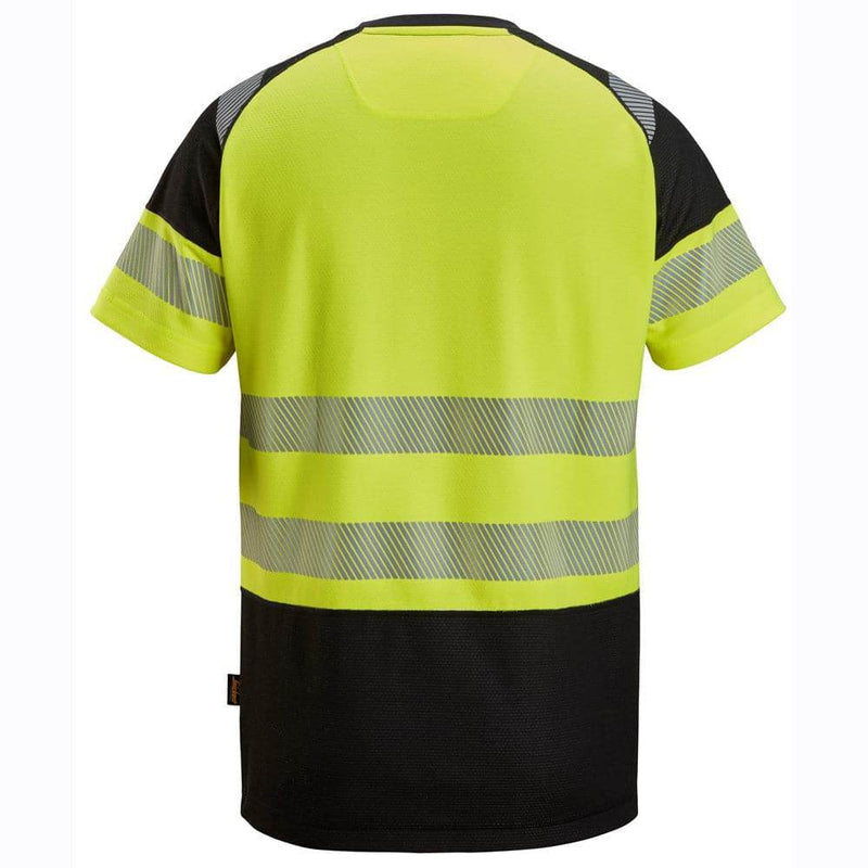 Snickers 2538 High-Vis Two Tone Class 1 Short Sleeve T-Shirt - HI-VIS T-SHIRTS