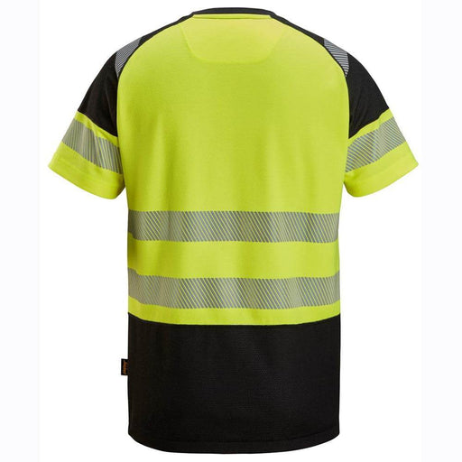 Snickers 2538 High-Vis Two Tone Class 1 Short Sleeve T-Shirt - HI-VIS T-SHIRTS