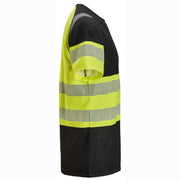 Snickers 2538 High-Vis Two Tone Class 1 Short Sleeve T-Shirt - HI-VIS T-SHIRTS