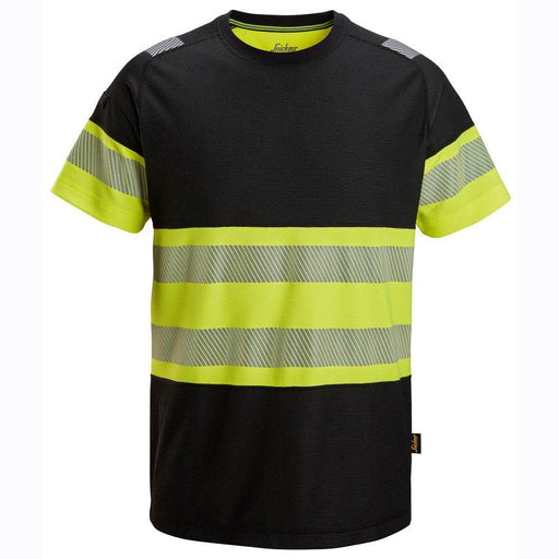 Snickers 2538 High-Vis Two Tone Class 1 Short Sleeve T-Shirt - HI-VIS T-SHIRTS