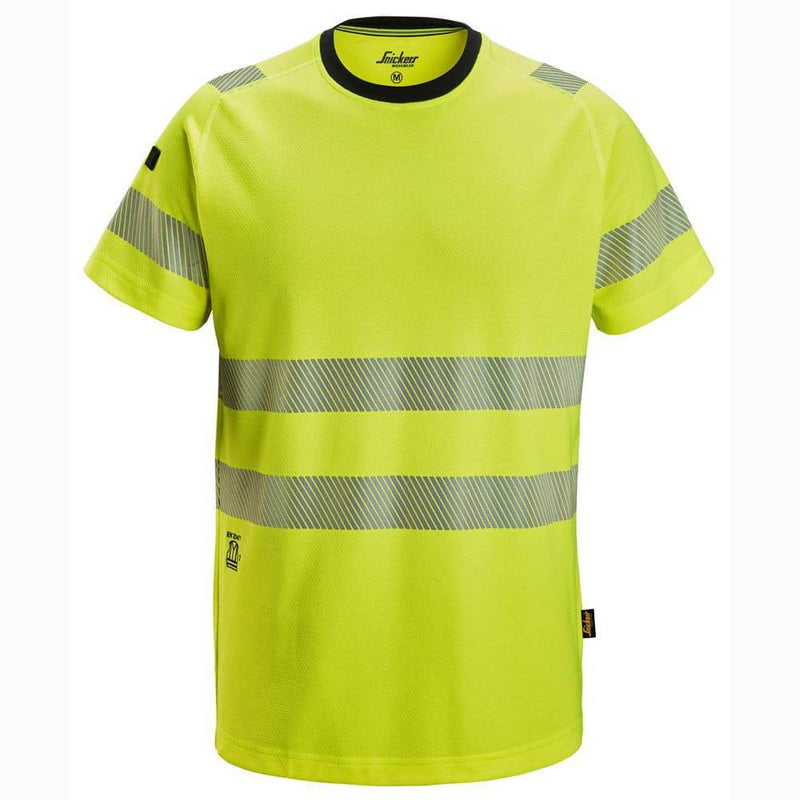 Snickers 2539 High-Vis Class 2 T-Shirt - HI-VIS T-SHIRTS