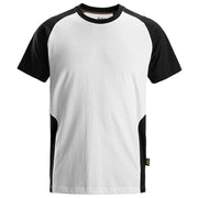 Snickers 2550 Two-Coloured Short Sleeve Cotton T-Shirt - Apparel & Accessories > Clothing > Clothing Tops > T-Shirts T-SHIRTS