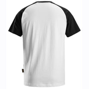 Snickers 2550 Two-Coloured Short Sleeve Cotton T-Shirt - Apparel & Accessories > Clothing > Clothing Tops > T-Shirts T-SHIRTS