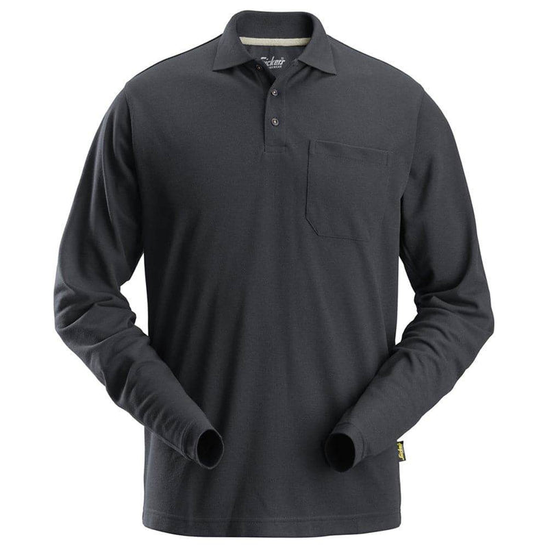 Snickers 2608 Long Sleeve Pique Work Shirt - T-SHIRTS