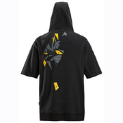 Snickers 2850 Logo Short Sleeve Hoodie Sweatshirt - HOODIES