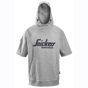 Snickers 2850 Logo Short Sleeve Hoodie Sweatshirt - HOODIES