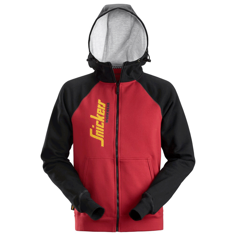 Snickers 2888 Logo Full Zip Work Hoodie - HOODIES